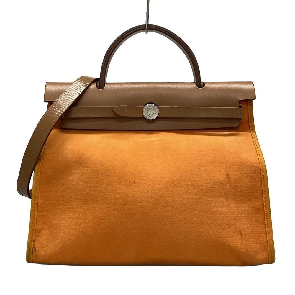 Her Bag Zip PM Handbag Toile Military Vache Hunter